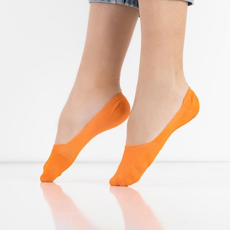 Oranžinės moteriškos kojinės - Kojinės