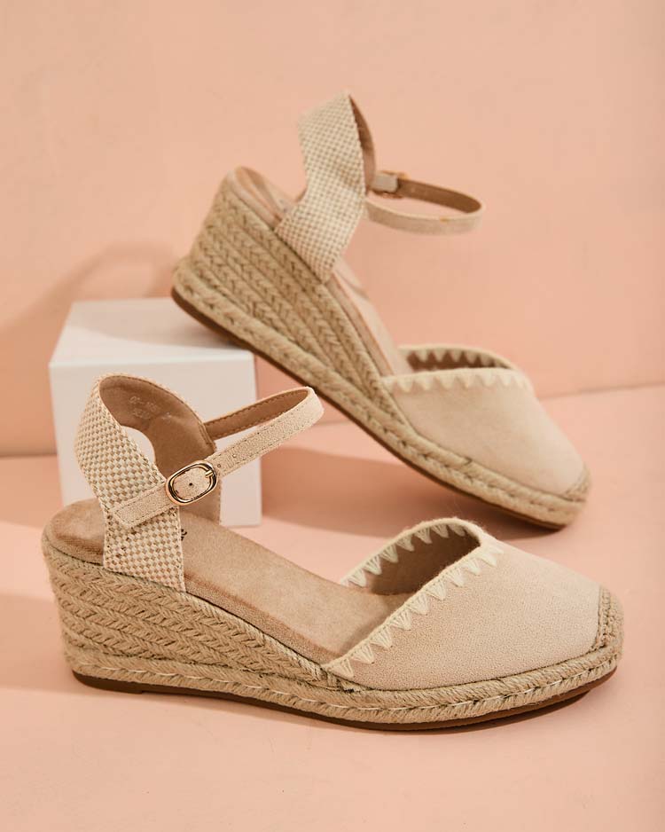 "Royalfashion" Espadrilės ant kulno "Moniz Booty"