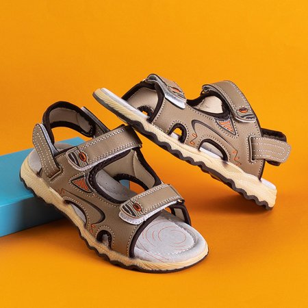 Smėlio spalvos berniukų „Ararat“ velcro sandalai - Avalynė