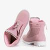 „Ice Love“ rožiniai moteriški ažūriniai žygio batai - batai