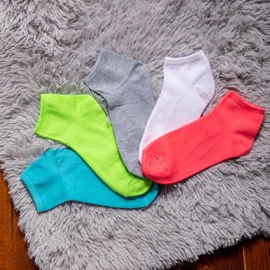 5 spalvų moteriškos kojinės / pakuotė - Kojinės