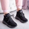 Czarne sneakersy na platformie Isbel - Obuwie