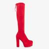 Fagida raudoni aukštakulniai aukštakulniai batai-Batai