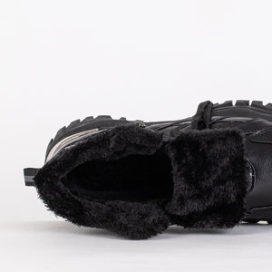 Juodi eko odos sniego batai Rumiq- Avalynė