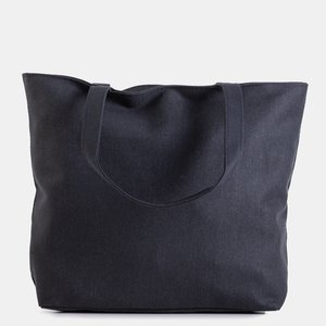 Juodo audinio krepšys per petį - Rankinės