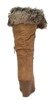 Kozaki na koturnie - kolor camel - Obuwie