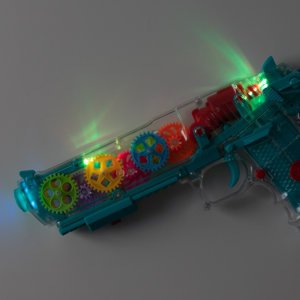 Mėlyni lazeriniai pistoleto žaislai