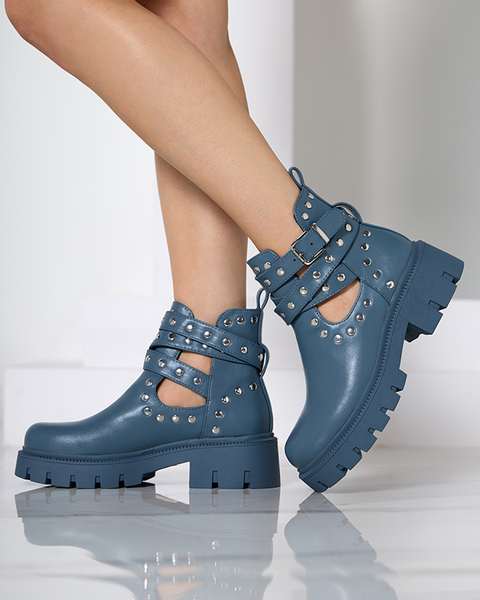 Mėlyni moteriški batai su Socogi jets - Avalynė