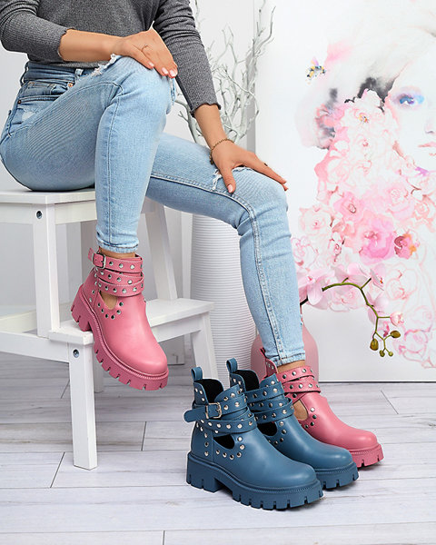 Mėlyni moteriški batai su Socogi jets - Avalynė