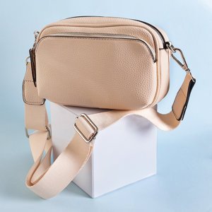 Moteriškas smėlio spalvos pečių krepšys - Rankinės