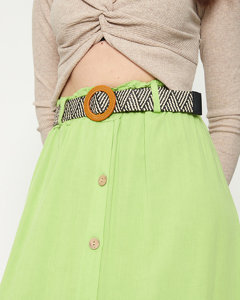 Moteriškas žalias midi sijonas - Drabužiai
