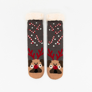 Moteriškos kalėdinio rašto kojinės - Apatiniai