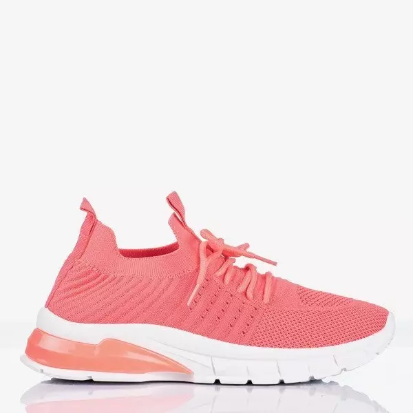 Neonowe różowe sportowe buty damskie Brighton - Obuwie