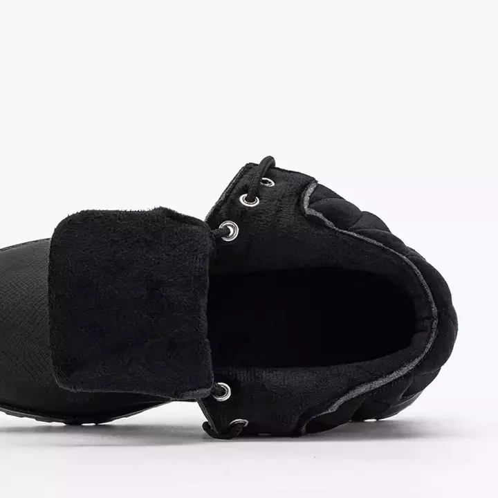 OUTLET Juodi moteriški izoliuoti batai Kodai- Avalynė