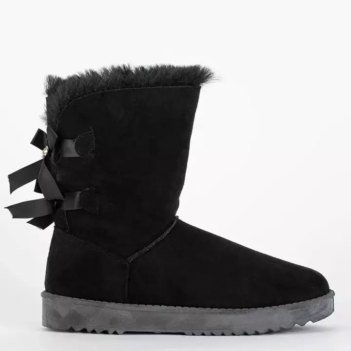 OUTLET Moteriški juodi sniego batai Izzuni- Avalynė
