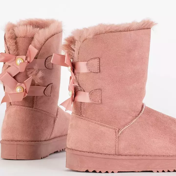 OUTLET Rožiniai moteriški sniego batai Izzuni- Avalynė