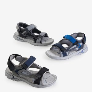 Pilkos spalvos berniukų „Asitop“ velcro sandalai - Batai