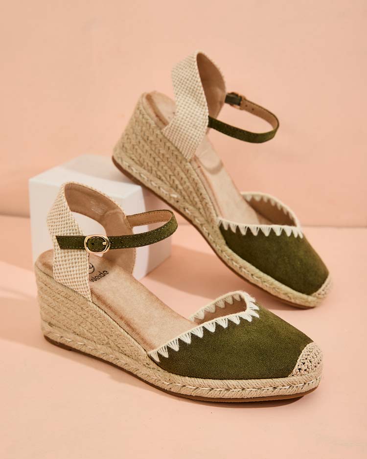 "Royalfashion" Espadrilės ant kulno "Moniz Booty"