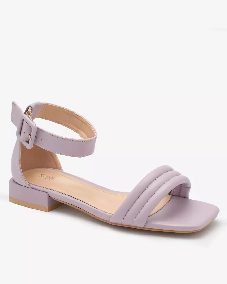 "Royalfashion" Violetinės spalvos "Laylin" žemakulniai sandalai