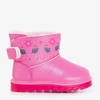 Rožiniai vaikiški sniego batai Hana - Avalynė