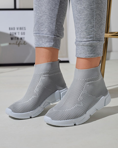 Šviesiai pilka moteriška sportinė avalynė Delovoy- Footwear
