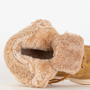 Šviesiai rudi moteriški Molisano sniego batai - Batai