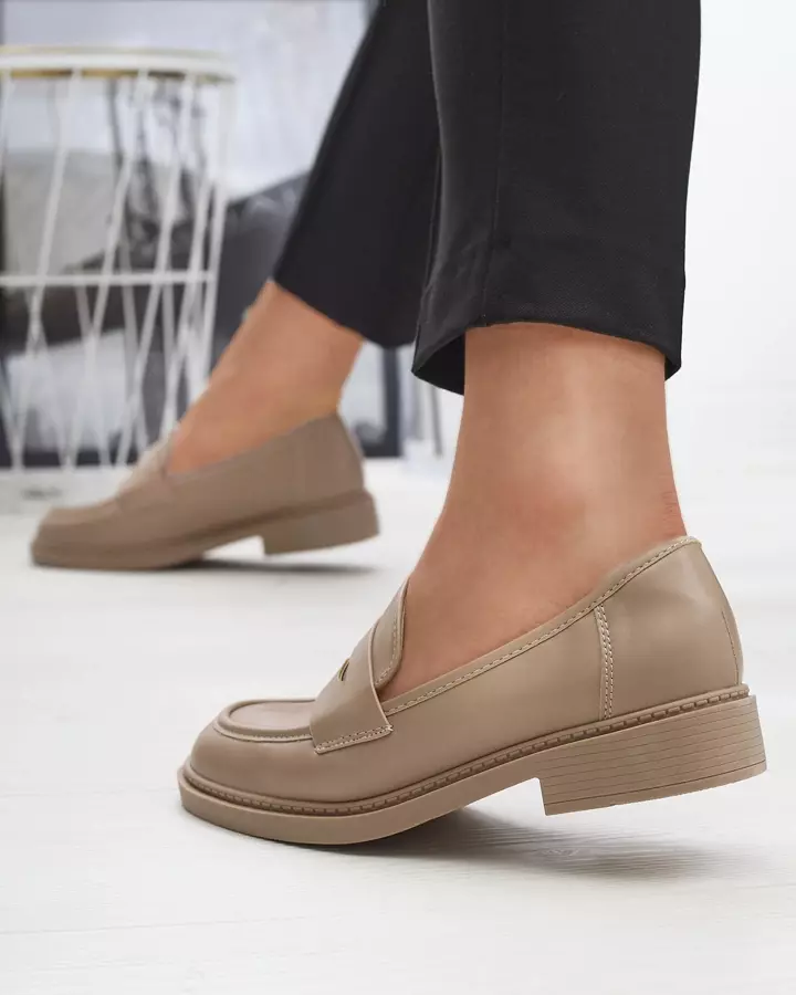 Šviesiai rudi moteriški mokasinai "Selenna- Footwear"