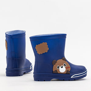Tamsiai mėlyni lietaus batai berniukams Uncon - Shoes
