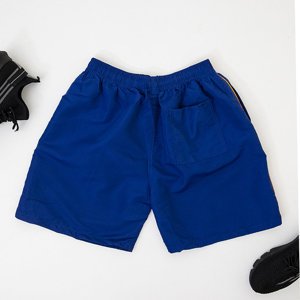 Vyriški kobalto sportiniai šortai - drabužiai