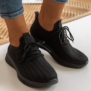 Черные женские кроссовки Alasana