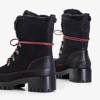 Черные женские шнурованные ботинки Miratorg - Обувь
