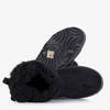 Черные женские зимние сапоги с бантом Pomona - Обувь