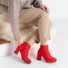 Красные женские ботильоны Calida - Обувь