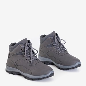 Мужские утепленные треккерные ботинки Hurag Dark Grey - Обувь