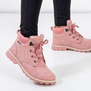 Розовые женские утепленные сапоги от Frodon - Обувь