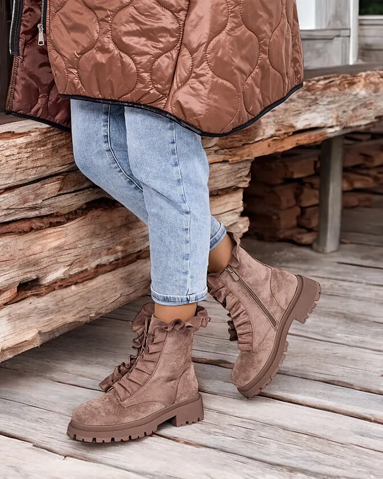 Royalfashion Сапоги женские Sullusi Worker Boots