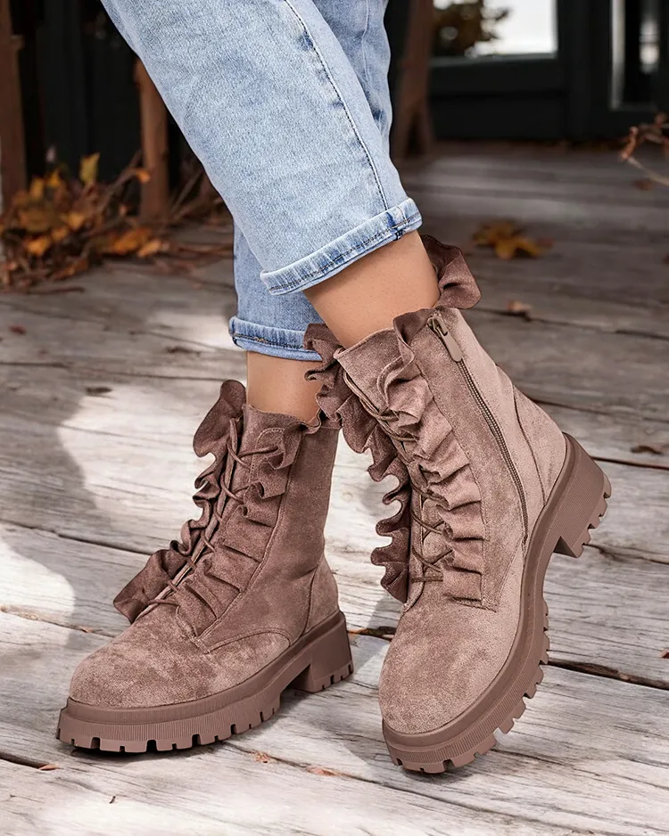 Royalfashion Сапоги женские Sullusi Worker Boots