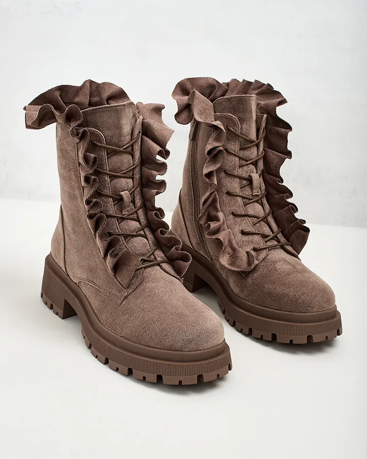 Royalfashion Сапоги женские Sullusi Worker Boots