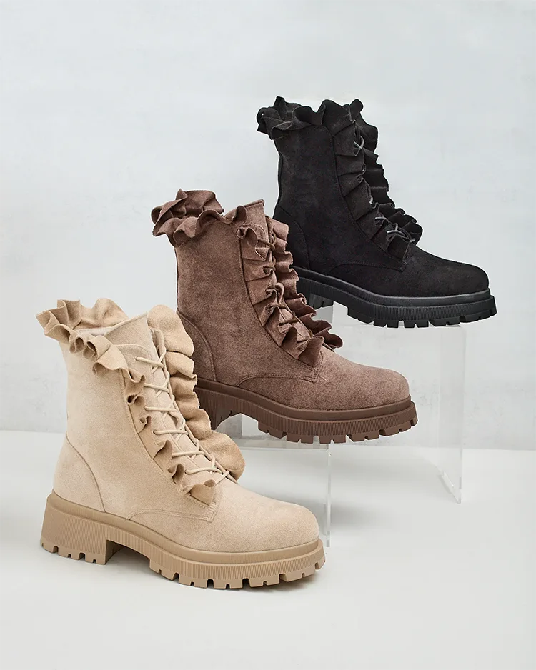 Royalfashion Сапоги женские Sullusi Worker Boots