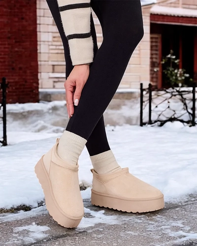 Royalfashion Женские короткие сапоги a'la snow boots Ozozi