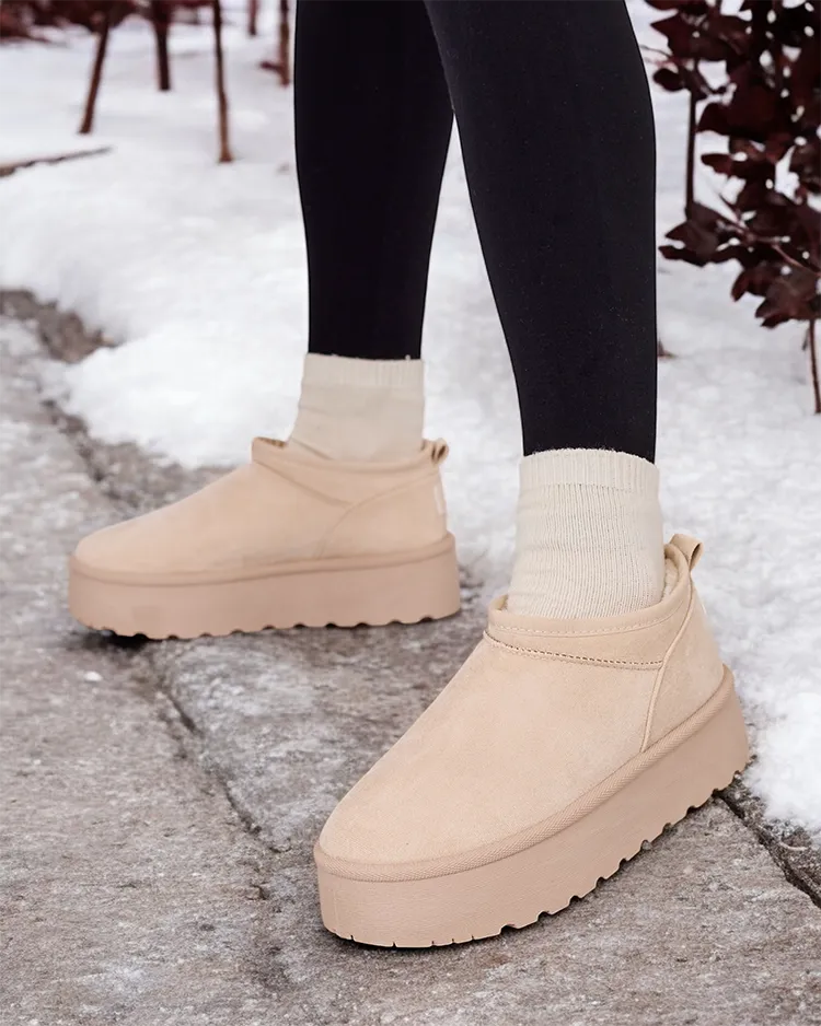 Royalfashion Женские короткие сапоги a'la snow boots Ozozi