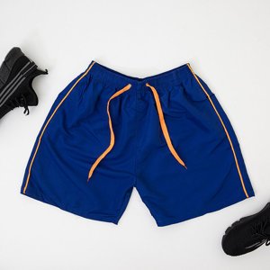 Синие мужские спортивные шорты