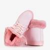 Женские утепленные кроссовки Haifa Pink - Обувь